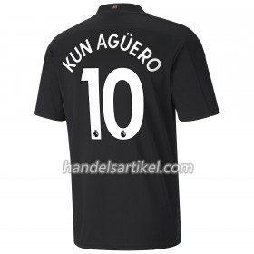 Manchester City Sergio Agüero 10 Auswärts Trikotsatz 2020/21